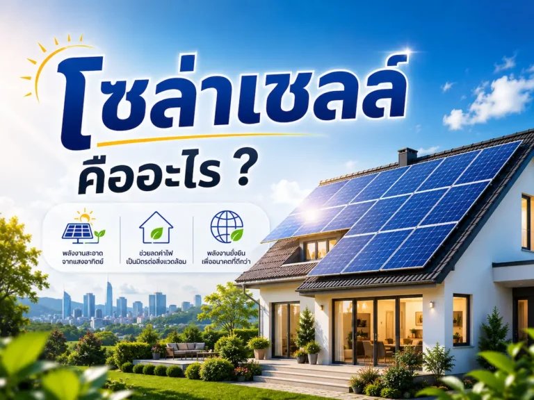 โซล่าเซลล์ Solar Cell คืออะไร หลักการทำงาน | ION Energy