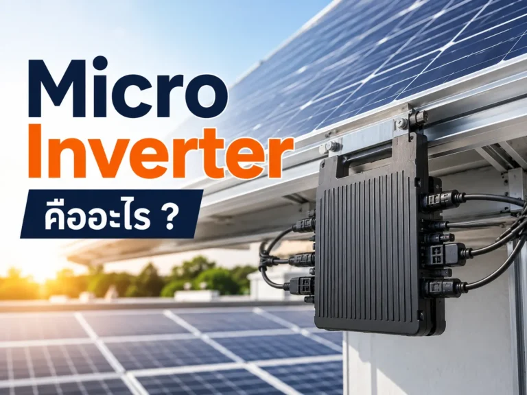 ไมโครอินเวอร์เตอร์ Micro Inverter คืออะไร | ION Energy