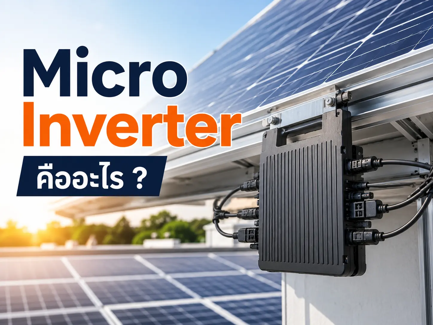 ไมโครอินเวอร์เตอร์ Micro Inverter คืออะไร | ION Energy