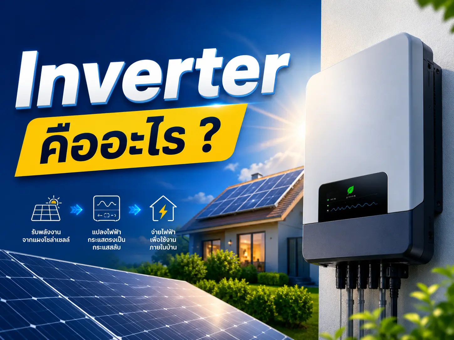 อินเวอร์เตอร์ Inverter คืออะไร