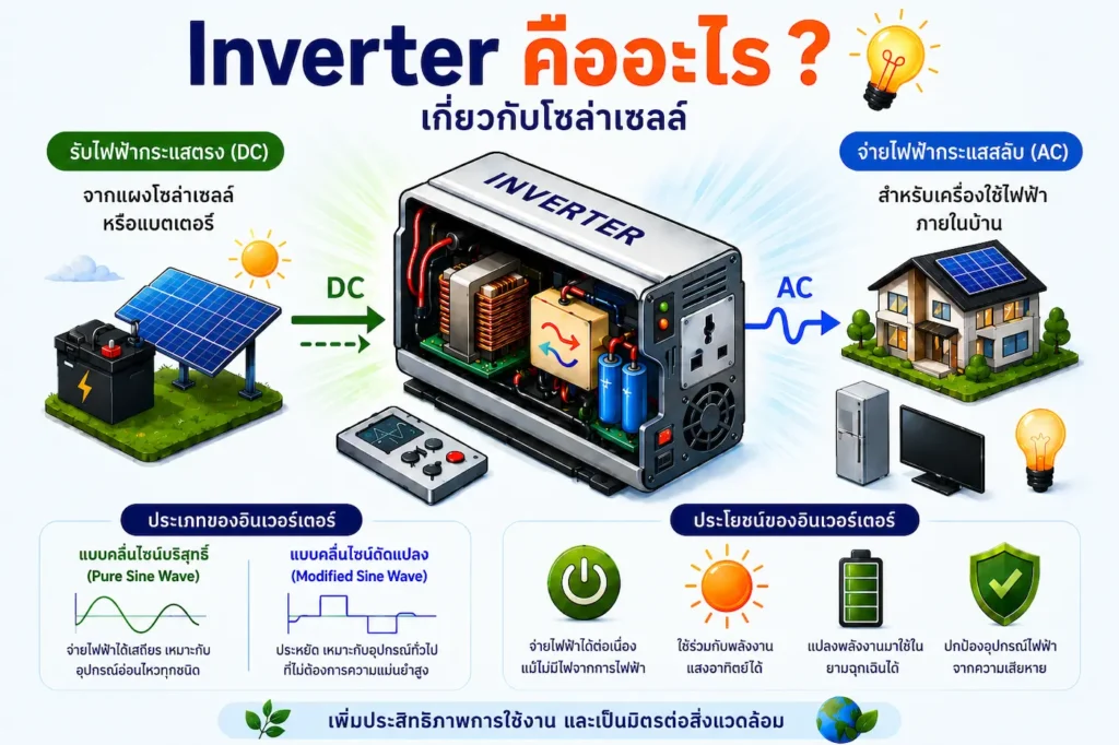 อินเวอร์เตอร์ (Inverter) คืออะไร ?