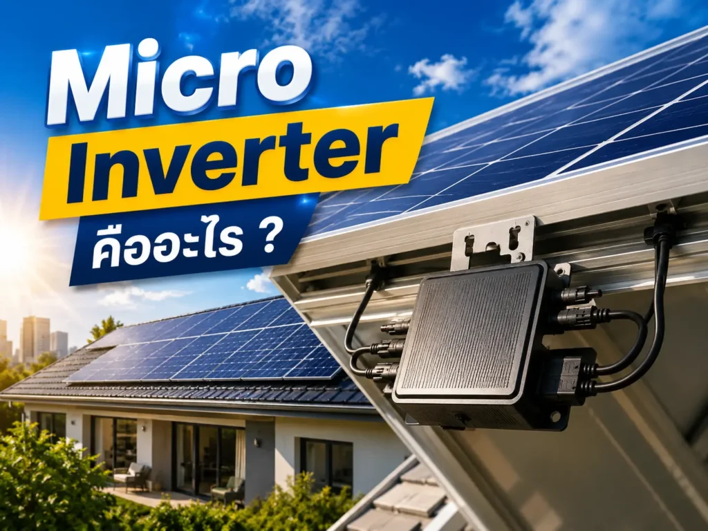Micro Inverter คืออะไร ? เจาะลึกระบบโซล่าเซลล์ | ION Energy
