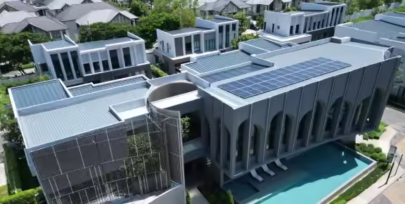 ผลงานติดตั้งโซล่าเซลล์ SC Asset Clubhouse / Model House มุมที่ 3
